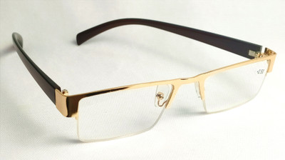 Young Tag Half Rim (+2.50) Rectangle Reading Glasses(50 mm)