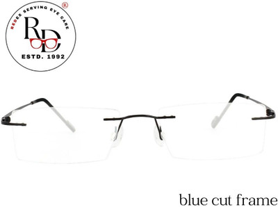 Redex Rimless (+1.00) Rectangle Reading Glasses(55 mm)