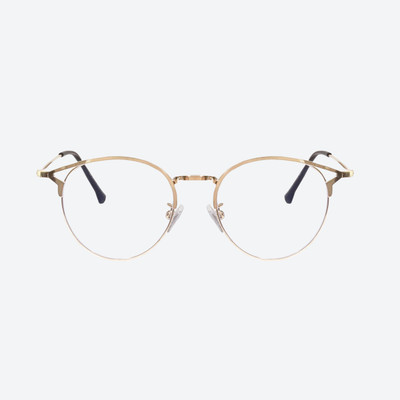 Peura Opticals Half Rim Round Frame(55 mm)