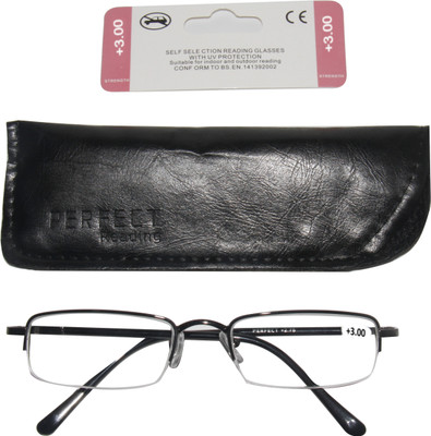 lens and meds Half Rim (+1.75) Rectangle Reading Glasses(120 mm)