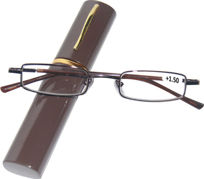 lens and meds Full Rim (+1.25) Rectangle Reading Glasses(125 mm)