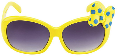 brutus Rectangular Sunglasses(For Girls, Black)