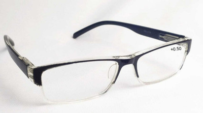 Young Tag Full Rim (+0.50) Rectangle Reading Glasses(50.33 mm)