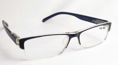 Young Tag Full Rim (+0.50) Rectangle Reading Glasses(50.36 mm)