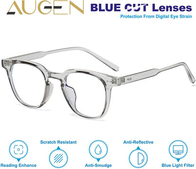 Augen Full Rim Square Frame(56 mm)