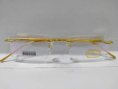 janeric rimless Rimless Square Frame(135 mm)