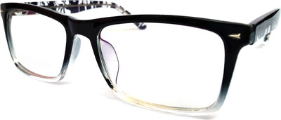 EXPLORA EYEWEAR Full Rim Rectangle Frame(55 mm)