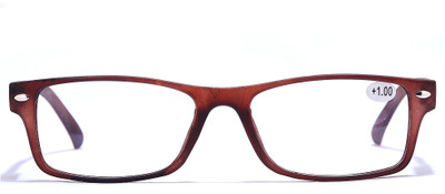 LM Eyewear Full Rim (+1.00) Rectangle Reading Glasses(150 mm)