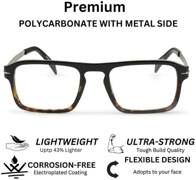 REDHILLS Full Rim Rectangle Frame(55 mm)