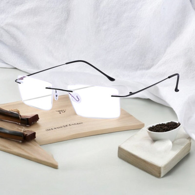Redex Rimless (+1.25) Rectangle Reading Glasses(20 mm)
