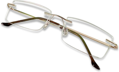 Redex Rimless (+3.00) Rectangle Reading Glasses(55 mm)