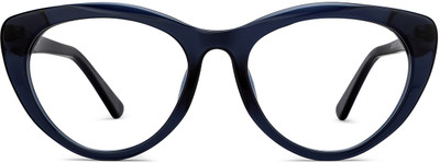 Lenskart Blu Full Rim Cat-eyed Frame(52 mm)