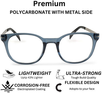 REDHILLS Full Rim Wayfarer Frame(55 mm)