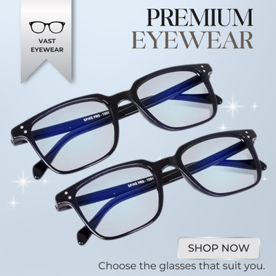 VAST Full Rim Wayfarer Frame(50 mm)