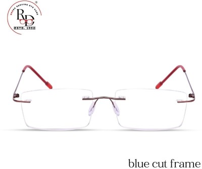 Redex Rimless (+1.00) Rectangle Reading Glasses(55 mm)