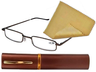 Savy Full Rim (+1.75) Rectangle Reading Glasses(130 mm)