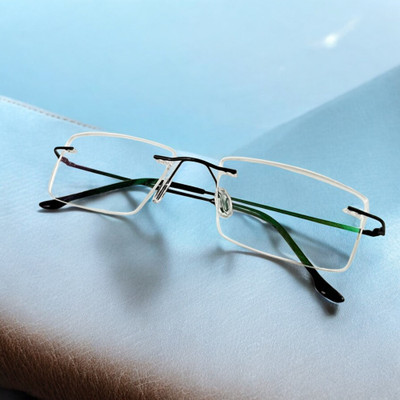 Redex Rimless (+1.50) Rectangle Reading Glasses(20 mm)