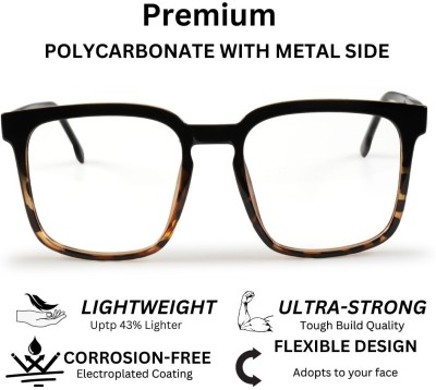 REDHILLS Full Rim Square Frame(55 mm)