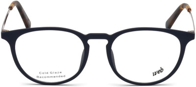 WEB Eyewear Full Rim Oval Frame(49 mm)