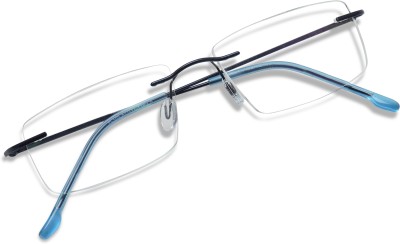 Joy eyewear Rimless Rectangle Frame(138 mm)