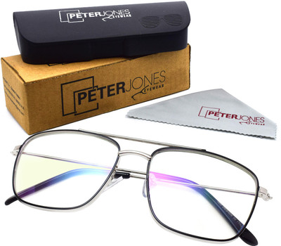 PETER JONES Full Rim Square Frame(52 mm)