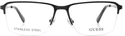GUESS Half Rim Rectangle Frame(55 mm)