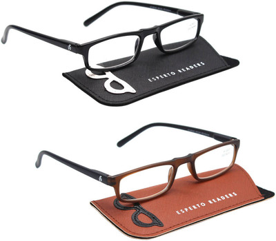 Esperto Full Rim (+2.00) Rectangle Reading Glasses(130 mm) Esperto Full Rim (+2.00) Rectangle Reading Glasses(130 mm)