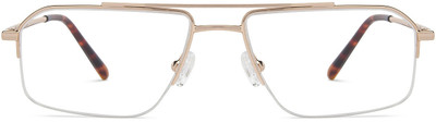 john jacobs Half Rim Rectangle Frame(55 mm)