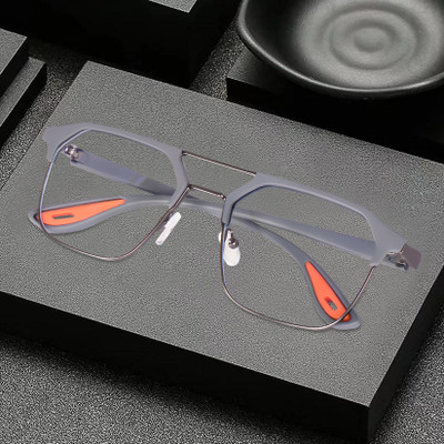 Poshh eyewear Full Rim Square Frame(55 mm)
