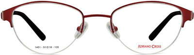 ADRIANO CROSS Half Rim Rectangle Frame(51 mm)