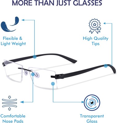 REDHILLS Rimless Rectangle Frame(55 mm)