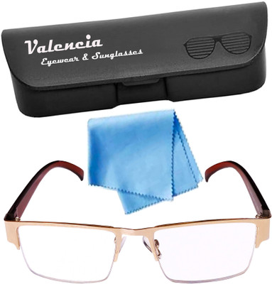 VALENCIA Half Rim (+1.75) Rectangle Reading Glasses(130 mm)