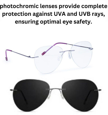 Redex Rimless Aviator Frame(55 mm)