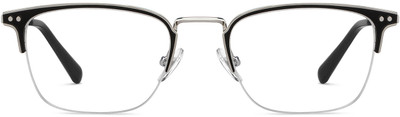 john jacobs Half Rim Rectangle Frame(50 mm)