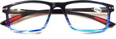 Young Tag Full Rim (+1.50) Rectangle Reading Glasses(130.6 mm)