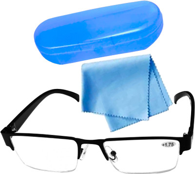 Savy Half Rim (+1.75) Rectangle Reading Glasses(130 mm)