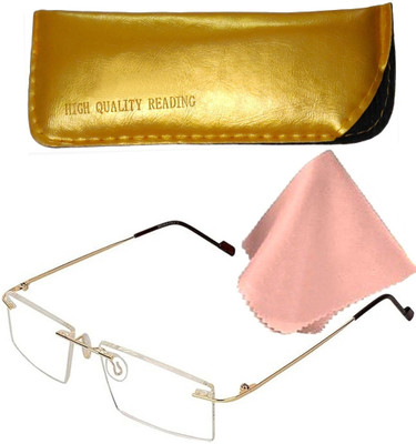 VALENCIA Rimless (+1.25) Rectangle Reading Glasses(125 mm)