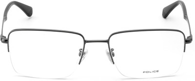 POLICE Half Rim Rectangle Frame(57 mm)