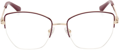 GUESS Half Rim Cat-eyed Frame(55 mm)