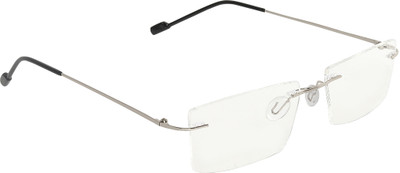 LANDSLIDE Rimless (+2.50) Square Reading Glasses(45 mm)