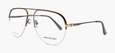 WOLFFLOW Half Rim Aviator Frame(55 mm)