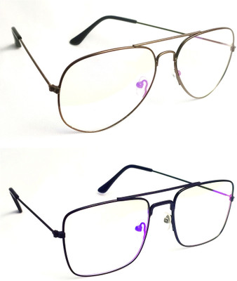 Young Tag Full Rim Aviator, Square Frame(50 mm)
