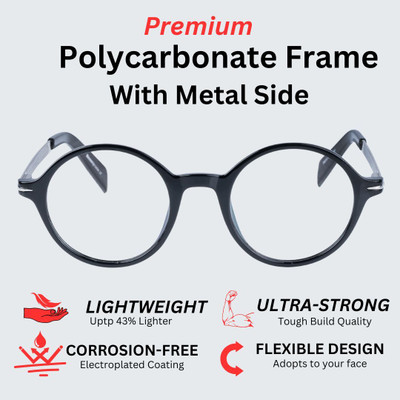 REDHILLS Full Rim Round Frame(55 mm)