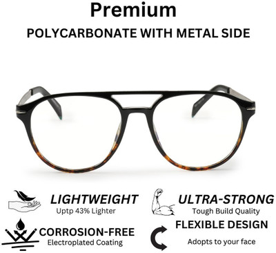 REDHILLS Full Rim Round Frame(55 mm)