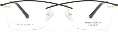 Grey Jack Half Rim Square Frame(52 mm)