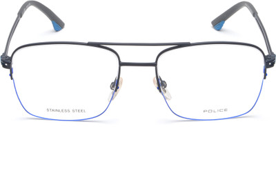 POLICE Half Rim Square Frame(53 mm)