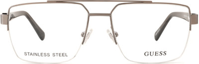 GUESS Half Rim Square Frame(56 mm)
