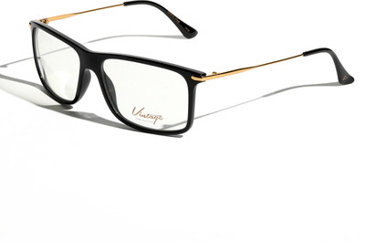 Vintage Full Rim Rectangle Frame(57 mm)