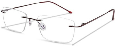 Joy eyewear Rimless Rectangle Frame(138 mm)