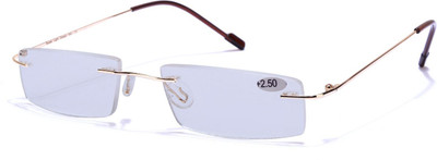 Myreen Rimless (+2.00) Rectangle Reading Glasses(140 mm)